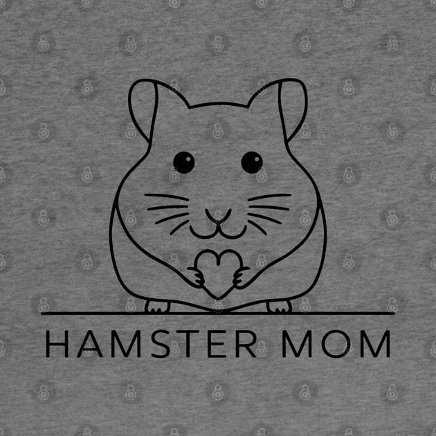 Hamster Mom Line Art by y2klementine